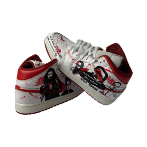 Dhurandhar Edition — hand-painted custom sneaker, 1-of-1 edition by Sneak Peek Studio Mumbai