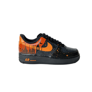 Custom High Top x Orange Skyline — Air Force 1 detail view (image 5)