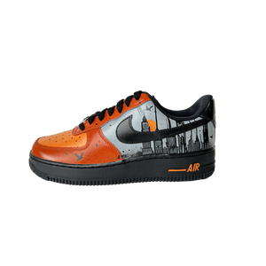 Custom High Top x Orange Skyline — Air Force 1 detail view (image 4)