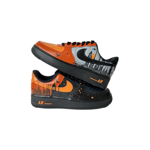 Custom High Top x Orange Skyline — Air Force 1 detail view (image 2)