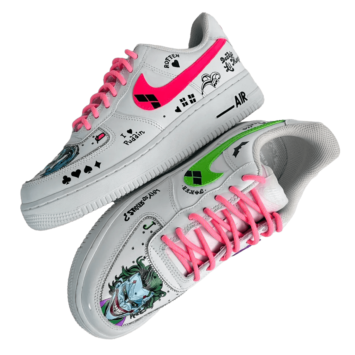 AF1 x Harley X Joker π€‘πͺπ€β€οΈ - Sneak Peek Shoes