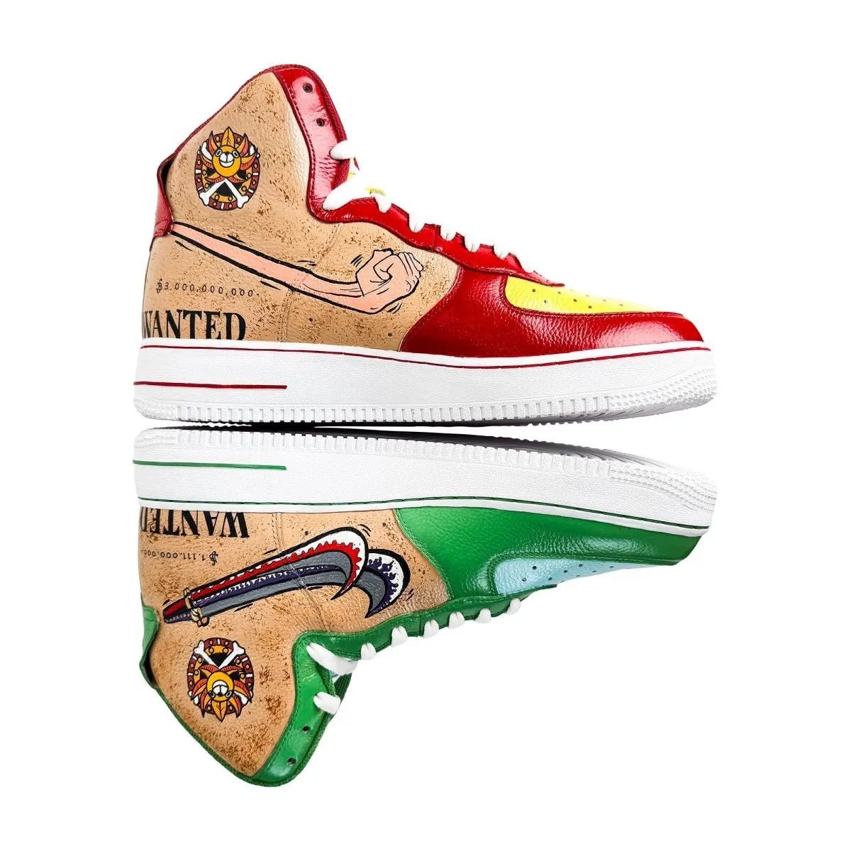 AJ1 X one piece - Sneak Peek Shoes