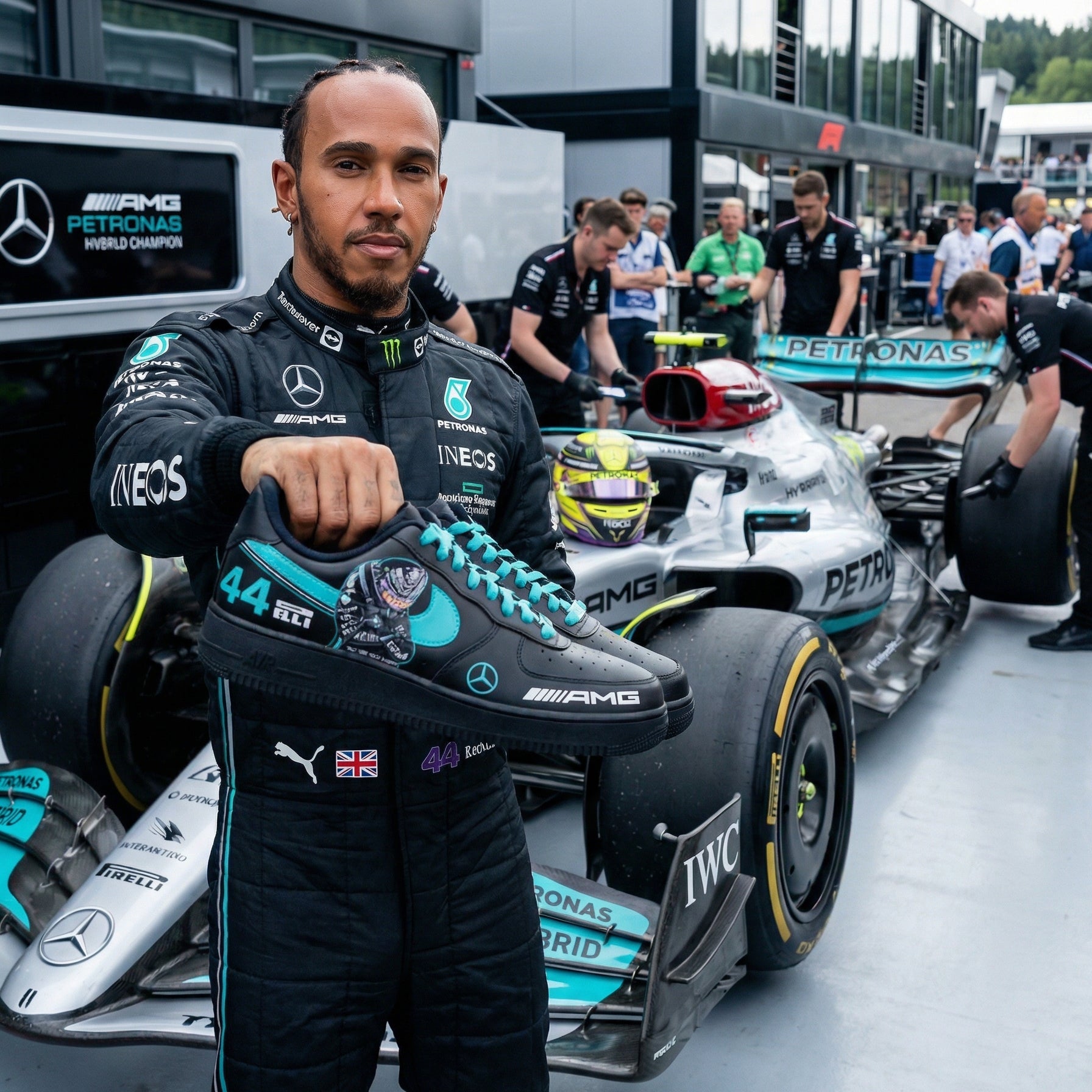 AF1 x Mercedes – Lewis Hamilton No. 44 Edition
