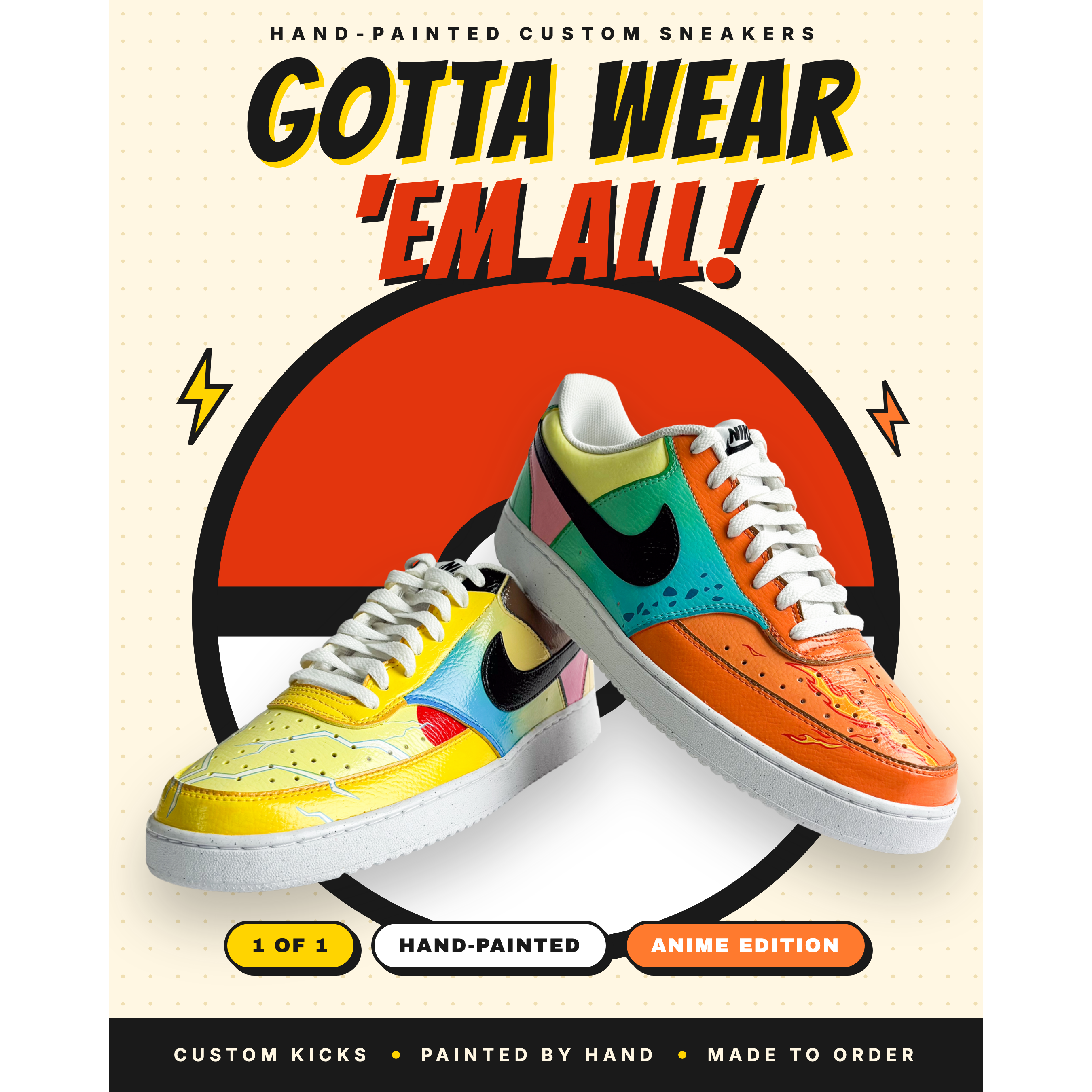Pokemon - The Kanto Pair | Nike AF1