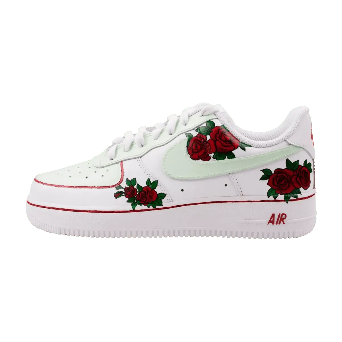 AF1 X Greens n Roses Custom Sneakers