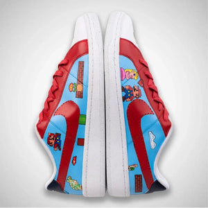 Court Legacy X Mario Custom Sneakers