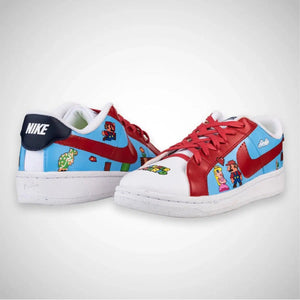 Court Legacy X Mario Custom Sneakers