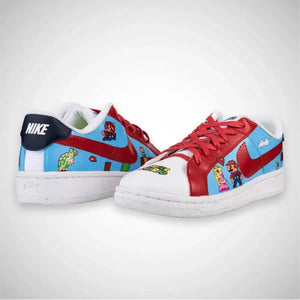Court Legacy X Mario Custom Sneakers