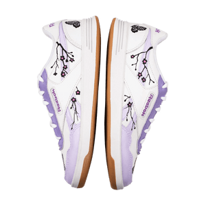 Purple Butterfly Hand Painted Sneakers