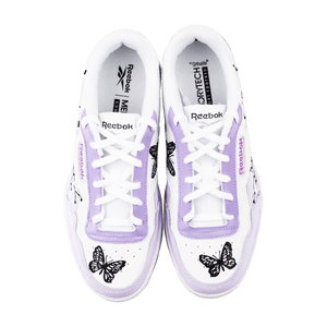Purple Butterfly Hand Painted Sneakers