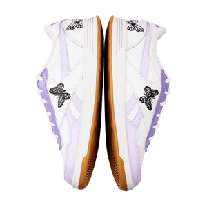 Purple Butterfly Hand Painted Sneakers