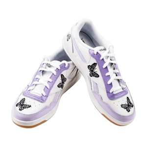 Purple Butterfly Hand Painted Sneakers