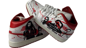 Dhurandhar Edition — hand-painted custom sneaker, 1-of-1 edition by Sneak Peek Studio Mumbai