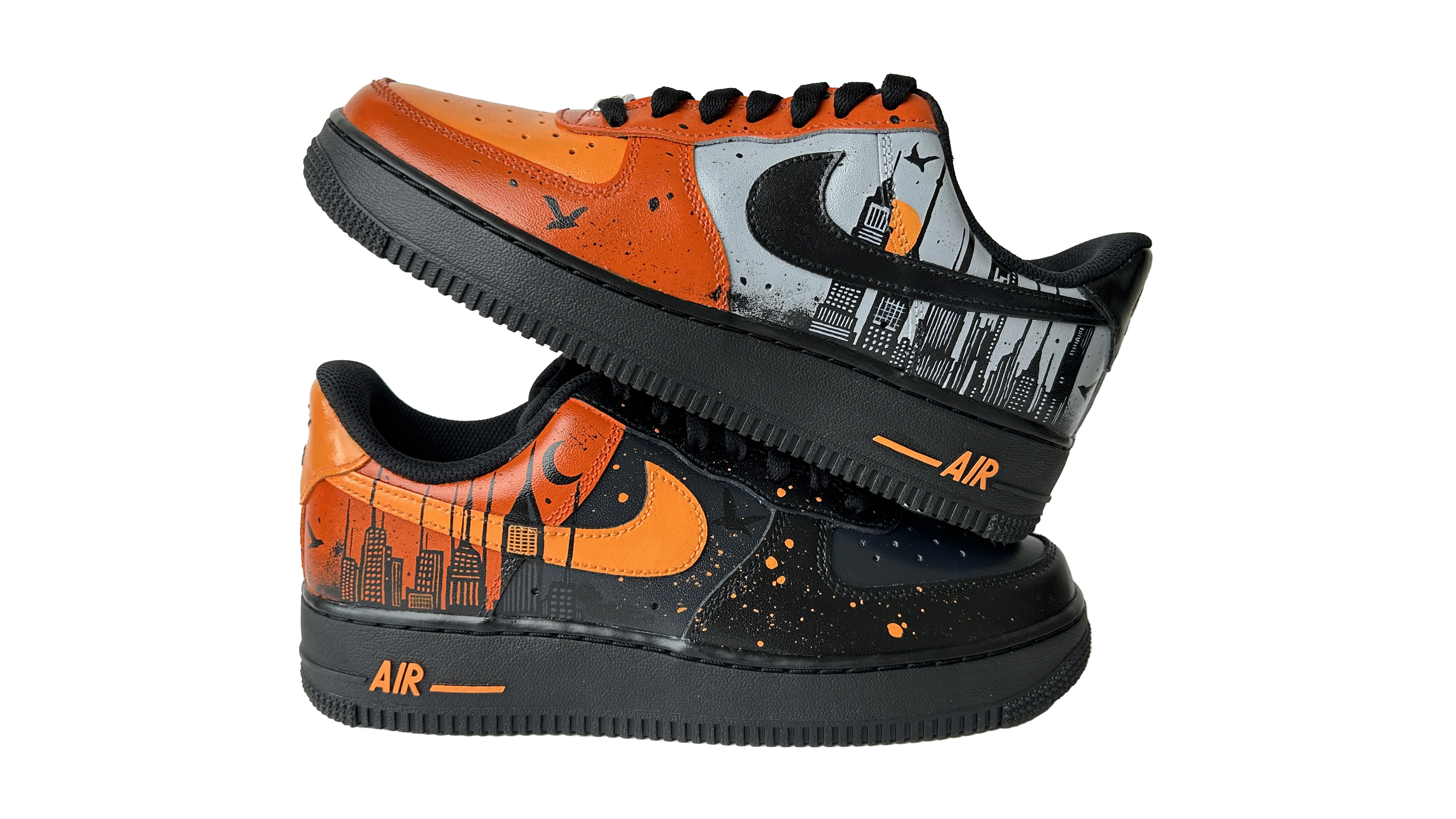 AF1 x Orange Skyline