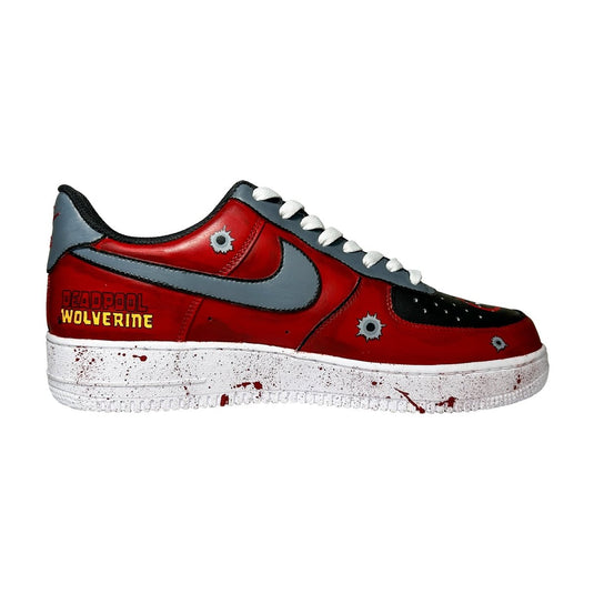 AF1 x Deadpool x Wolverine - Sneak Peek Shoes