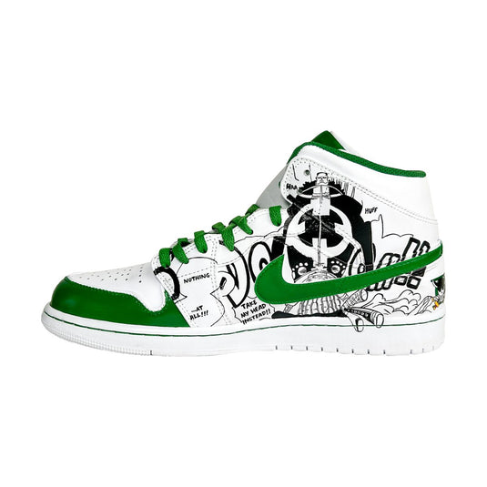 AJ1 x One Piece Comic style - Sneak Peek Shoes