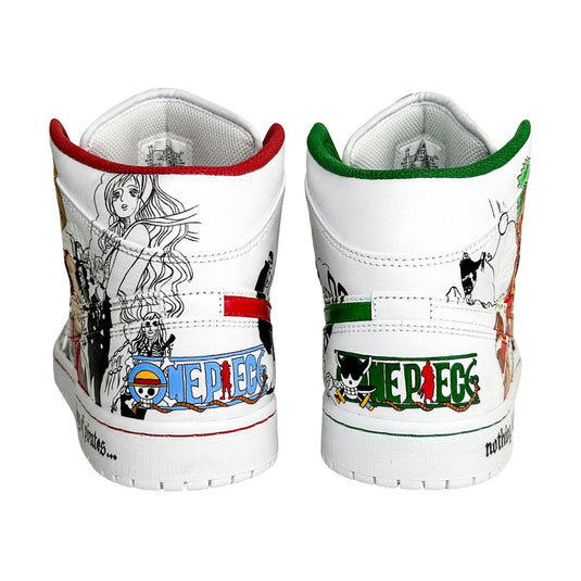 AJ1 x One Piece Comic style - Sneak Peek Shoes