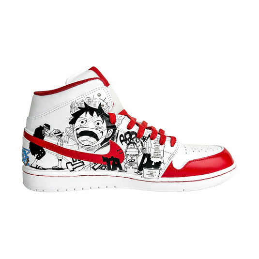 AJ1 x One Piece Comic style - Sneak Peek Shoes