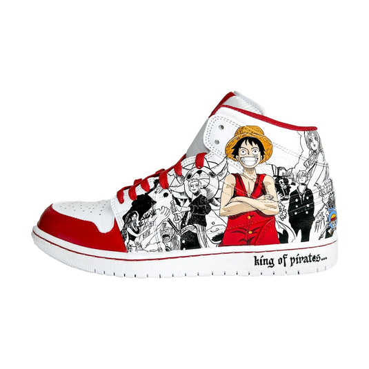 AJ1 x One Piece Comic style - Sneak Peek Shoes