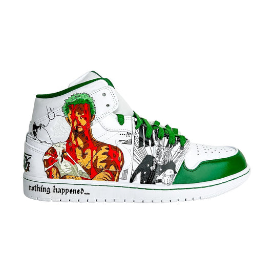 AJ1 x One Piece Comic style - Sneak Peek Shoes