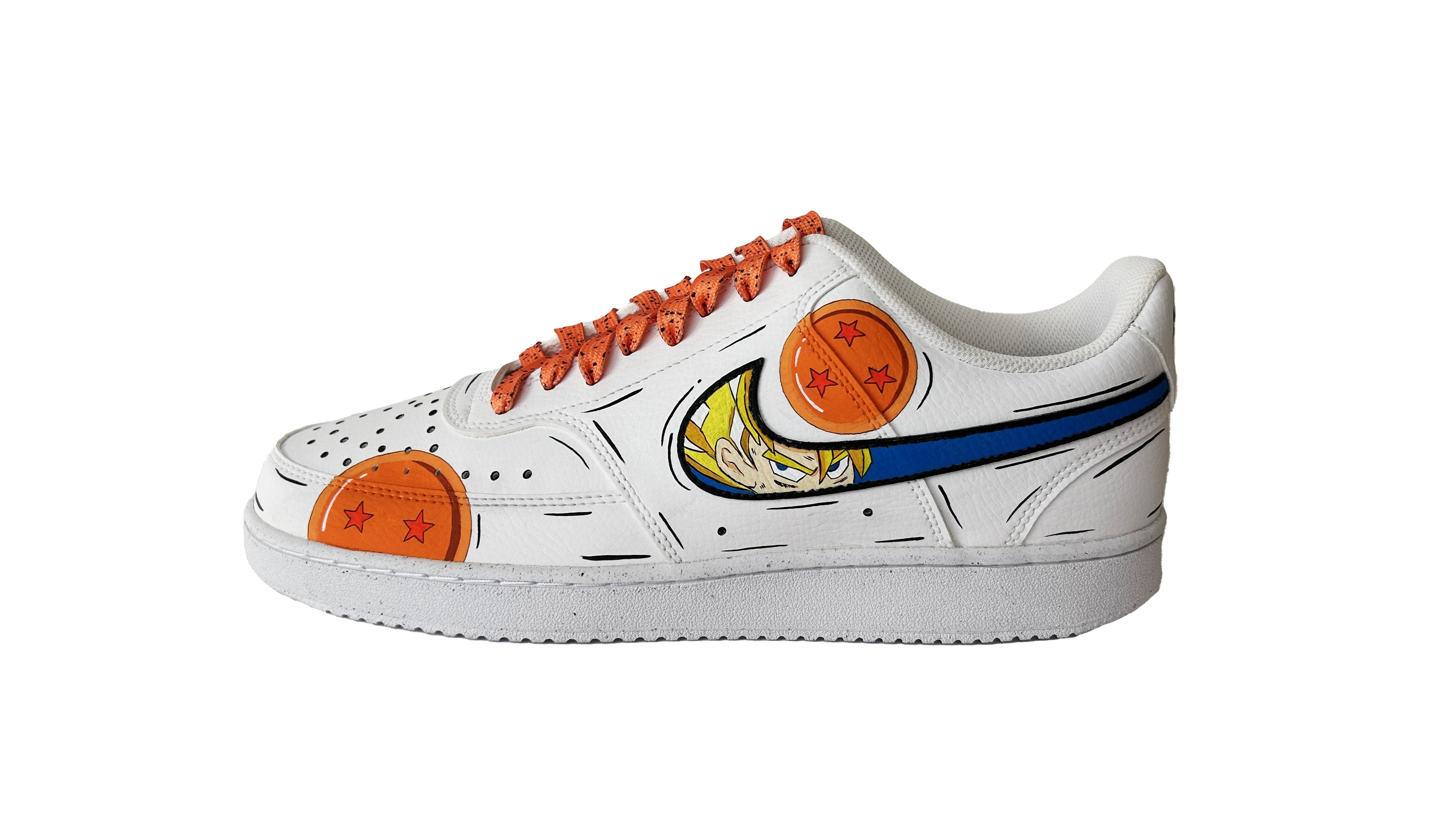 Dragon Ball Z Custom Custom High Top — “Saiyan Energy” Edition — detail view (image 7)