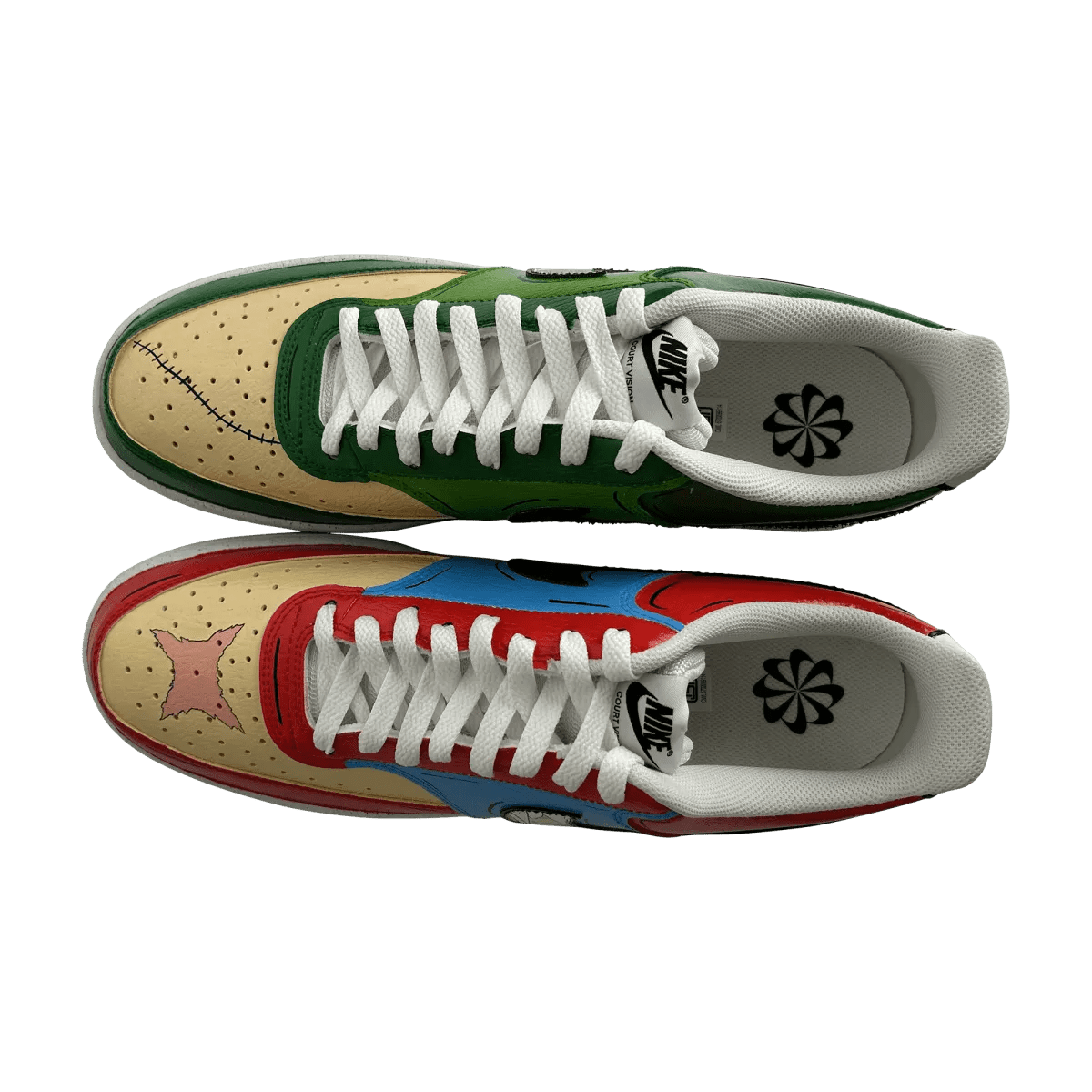⚔️🌊 One Piece Court Vision – Luffy & Zoro Edition 👟 - Sneak Peek Shoes