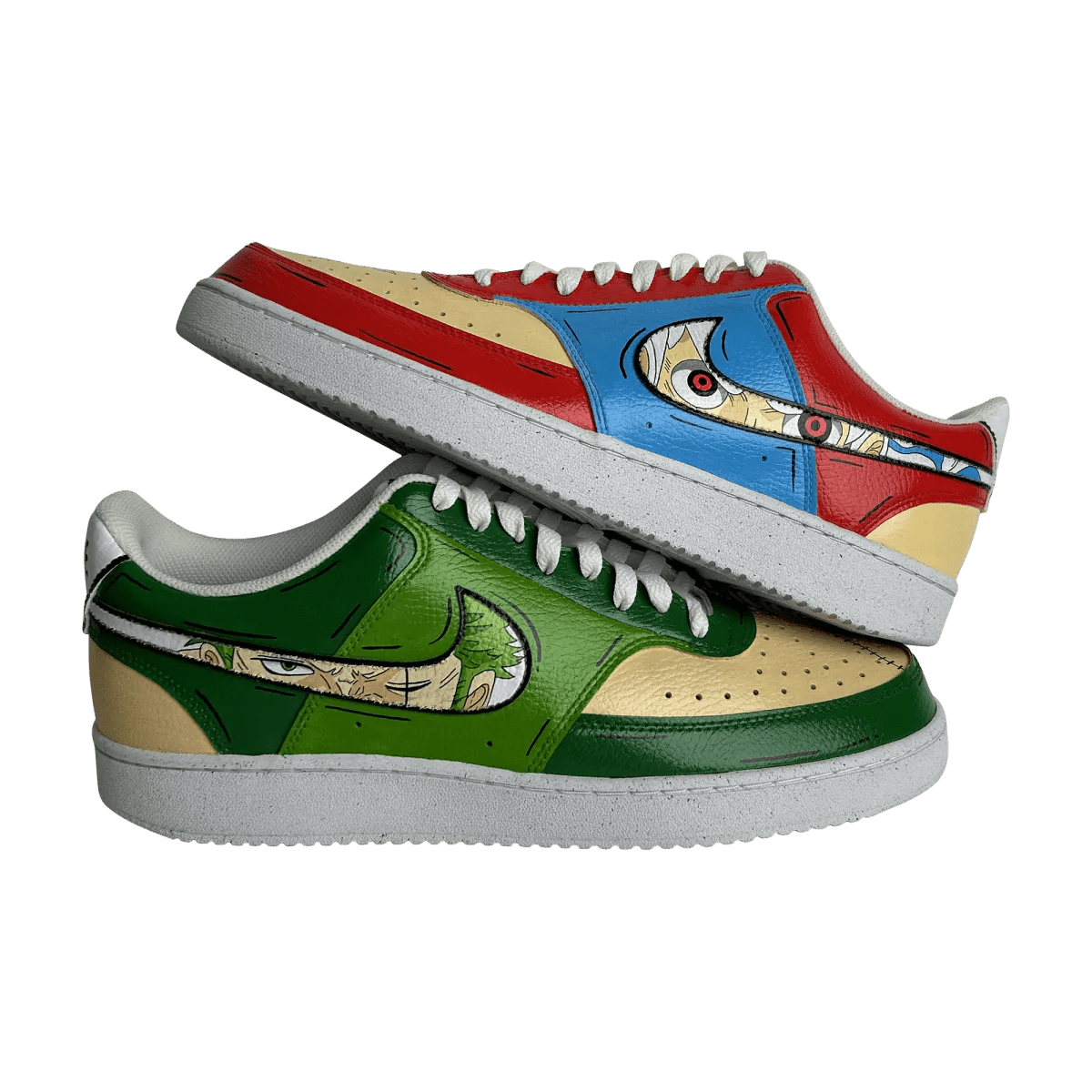 ⚔️🌊 One Piece Court Vision – Luffy & Zoro Edition 👟 - Sneak Peek Shoes