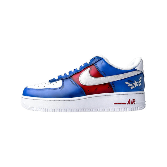 AF1 X Marvel Cap'n America - Sneak Peek Shoes