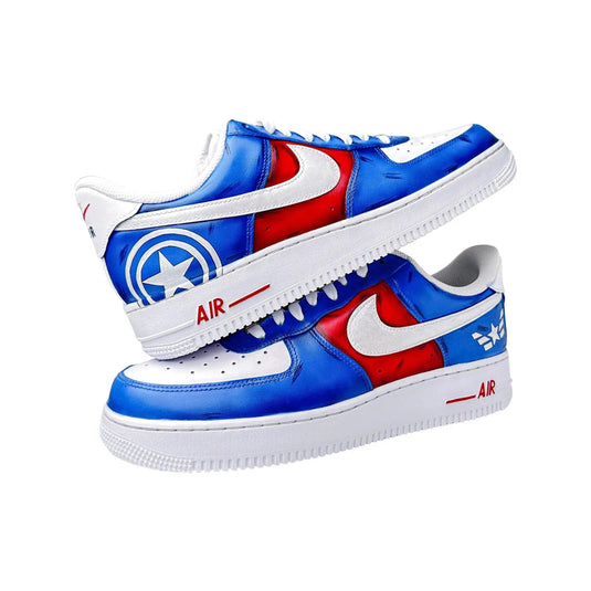 AF1 X Marvel Cap'n America - Sneak Peek Shoes