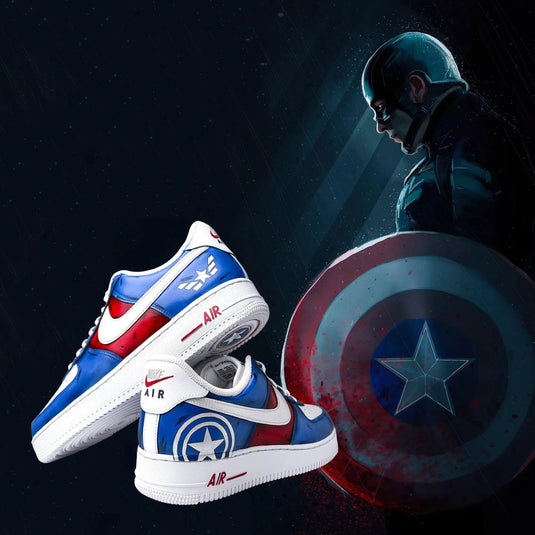 AF1 X Marvel Cap'n America - Sneak Peek Shoes