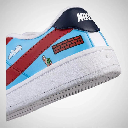 Court Legacy X Mario Custom Sneakers - Sneak Peek Shoes